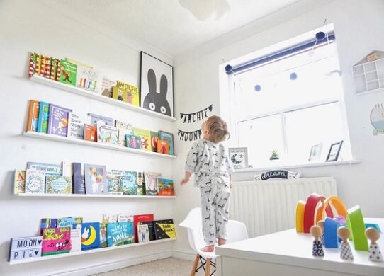 Stylish Nursery Bookshelves